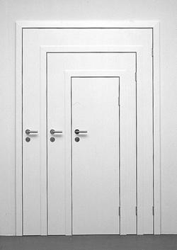 Triple door by M.Elmgreen & I.Dragset