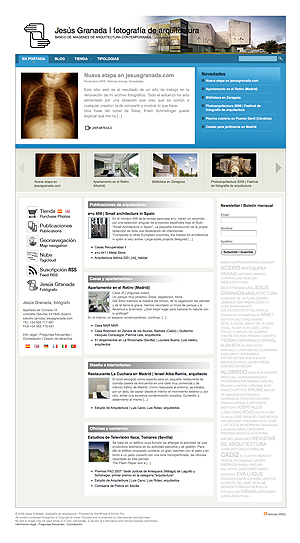 Screenshot del Website